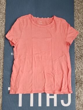 Aerie Cotton Tee Coral